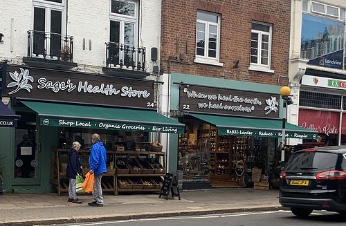 Sages Health Store at Sage's Health Store in Surbiton