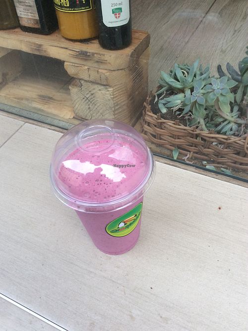 My milkshake! Large size. at Smoothiekaša in Zagreb