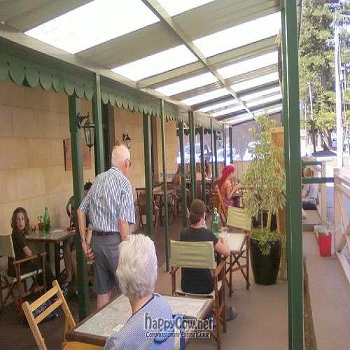 Outdoor seating area.. the place has a very casual vibe at Sacred Kitchen in Fremantle
