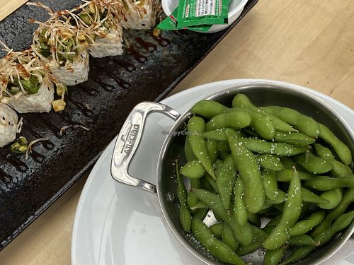 Edamame   at Cactus Club Cafe in Edmonton