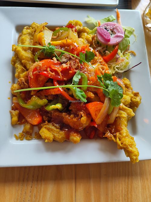 Tempura Banana Blossom at Morans in Westward Ho