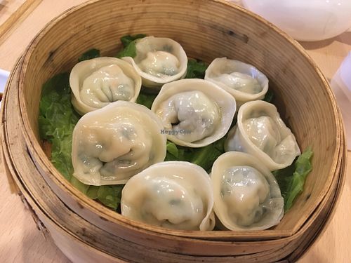 dumplings at Happy Veggies - Wanchai in Hong Kong Island
