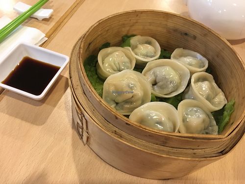 dumplings at Happy Veggies - Wanchai in Hong Kong Island