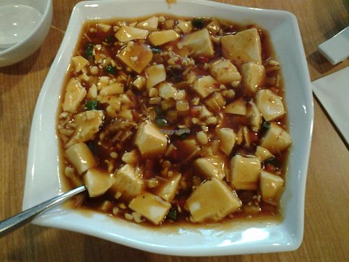 ma po tofu at Happy Veggies - Wanchai in Hong Kong Island