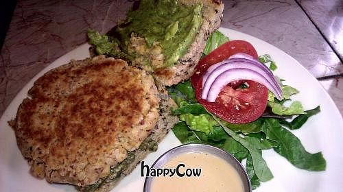 Guacamole Nut Burger at Sage's Cafe in Salt Lake City