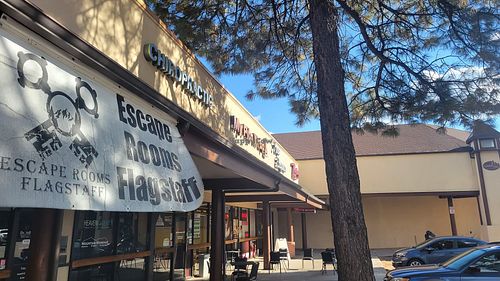 Storefront within strip mall at My Pita Wrap Mediterranean Grill in Flagstaff