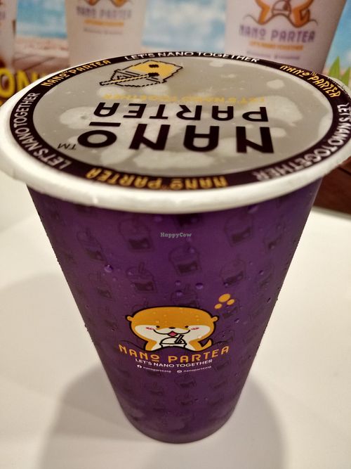 Earl Grey bubble tea at Nano Partea - Citylink Mall in Central Singapore