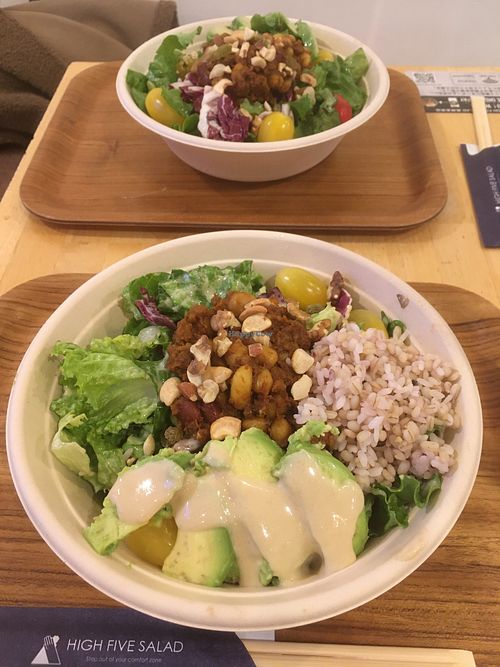   at High Five Salad - Oku Kagurazaka in Tokyo