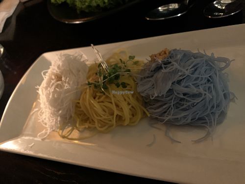 Three kinds of noodles  at Chaophraya in Aberdeen