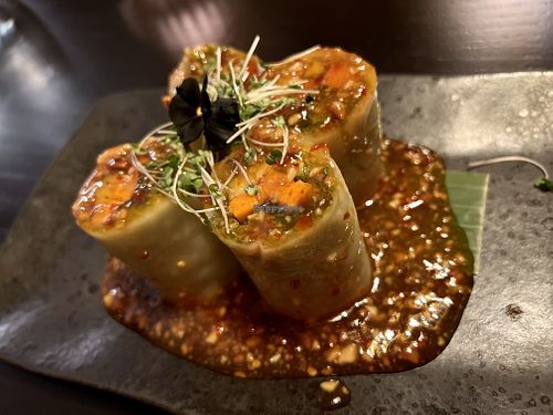 Summer rolls (poh pia sod) #Veganuary at Chaophraya in Aberdeen