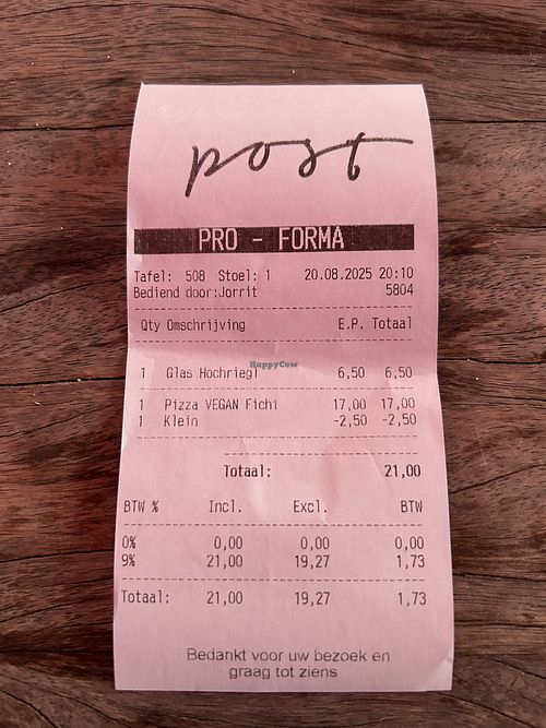 bill  at Post in Dordrecht