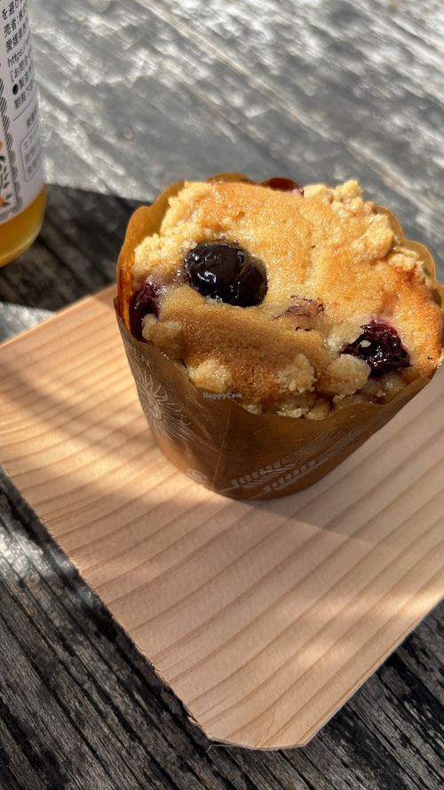 Cherry muffinns  at Vegan Ramen UZU Tokyo in Tokyo