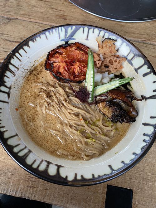   at Vegan Ramen UZU Tokyo in Tokyo
