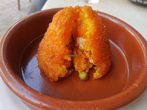 Arancini at Vida Cafe in Barcelona