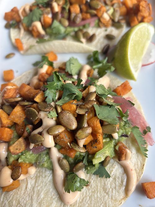 Tacos de patates douces   at Maria Maria in Chicoutimi