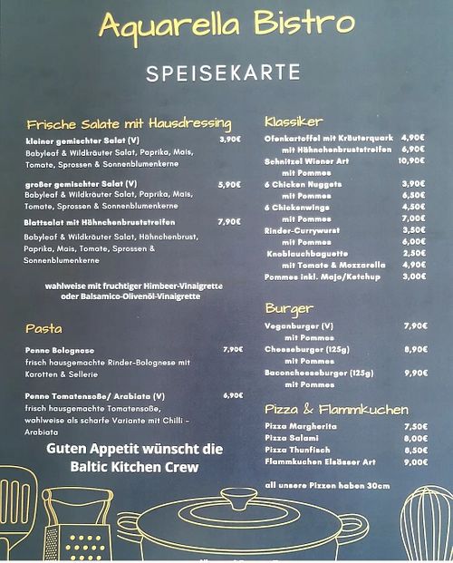 Zusätzlich gibt es Vegane Nuggets und V Majo at Aquarella in Buxtehude