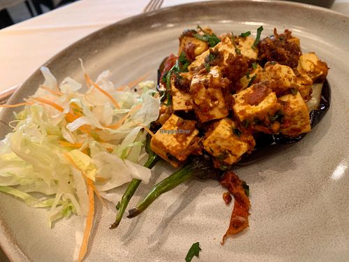 Aubergine and tofu masala at Riksha in Aberdeen