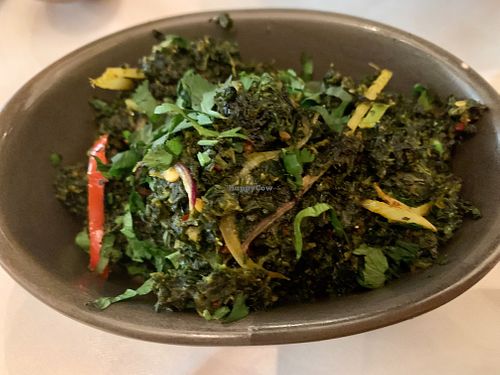 Special saag (without potatoes) at Riksha in Aberdeen