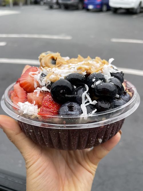 420 bowl with added peanut butter (reg size) at Tiki Port in San Diego