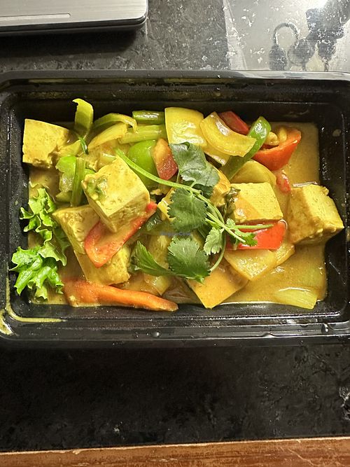 Stir-fried yellow curry tofu  at Khao Soi in Bremerton