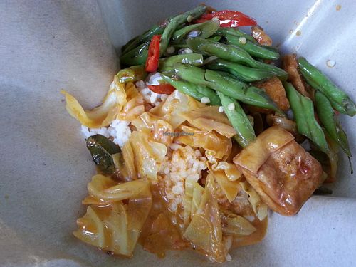 RM2 (3 vege + rice) at Fu Guang Vegetarian Fast Food Restaurant in Brinchang