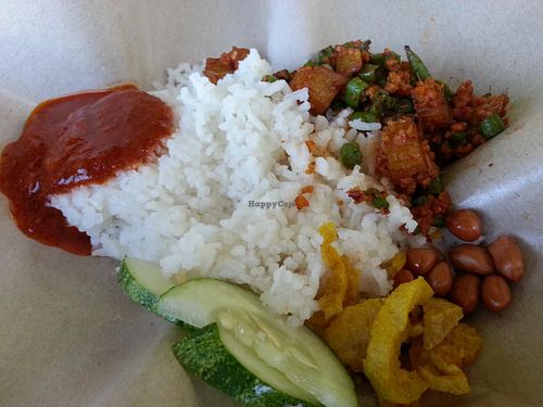 Nasi Lemak RM2 at Fu Guang Vegetarian Fast Food Restaurant in Brinchang