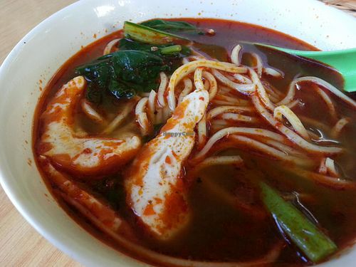 Prawn Noodles RM2 at Fu Guang Vegetarian Fast Food Restaurant in Brinchang