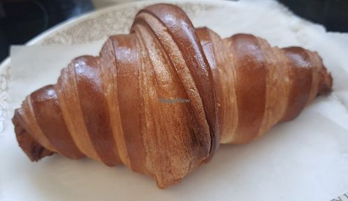 A croissant at Café Eva in Tel Aviv