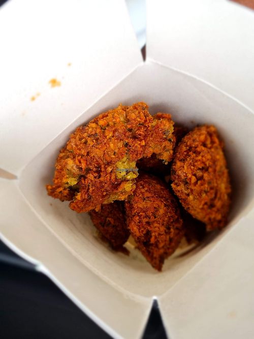 Falafel box at Falafel House in Nairobi