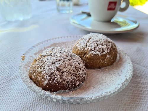 Dessert at Georgia's Traditional Taverna in Crete