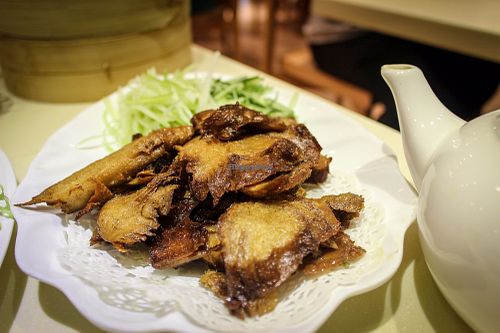 peking mock duck at Gaia Veggie Shop - Causeway Bay in Hong Kong Island