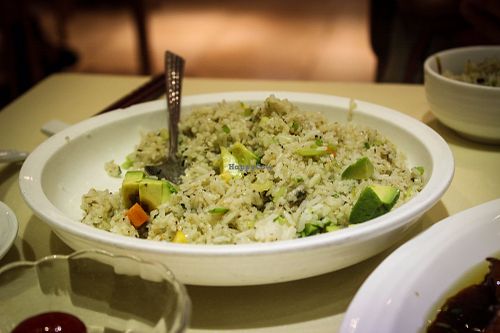 white truffle rice with avocado at Gaia Veggie Shop - Causeway Bay in Hong Kong Island