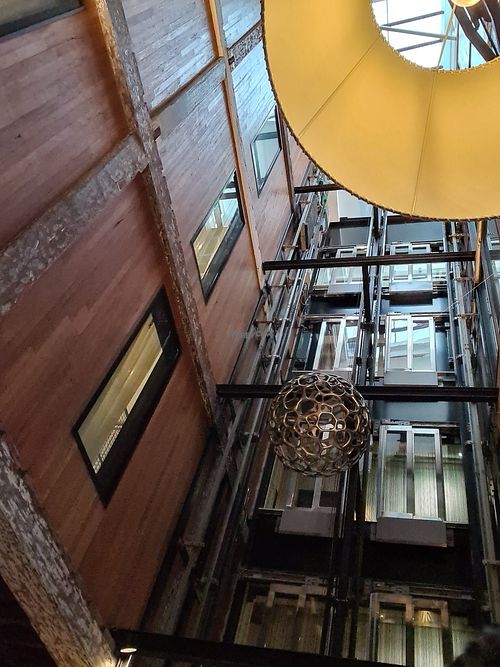 Inside,  an old woolstore at Mr Percy in Sydney