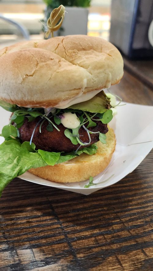 PVC TIKKI BURGER at Pure Vegan Cafe in Raleigh