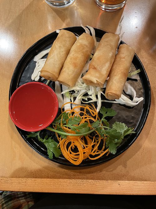 Mini Veggie Spring Rolls  at Encore in Lawrence