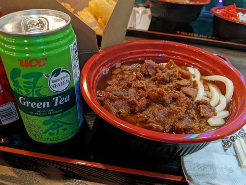 yakiniku udon 10/10 at Tsurumaru Udon Honpo in Los Angeles