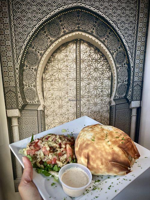 Ouzi with veggies  at Anstuna Grill in Long Branch