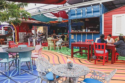 seating at Bario in Willemstad