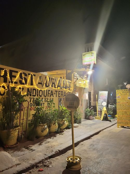 Street view  at Restaurant Chez Ndioufa Terrasse in Dakar