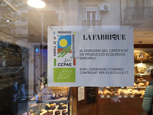 All organic at La Fabrique in Barcelona