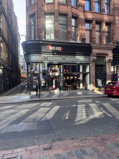 Outside   at Mikaku in Glasgow