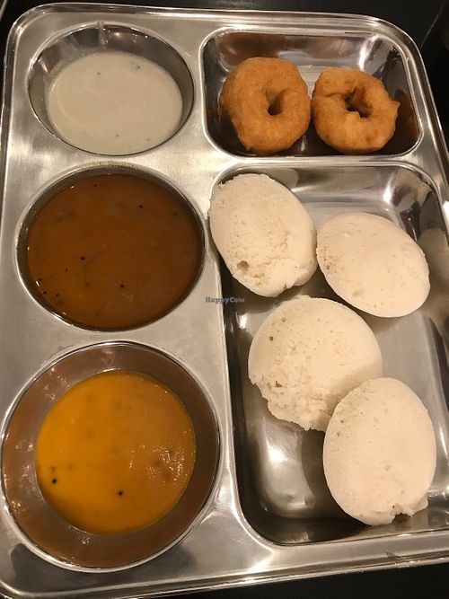 Idli vada combo at Bhojans in Dusseldorf