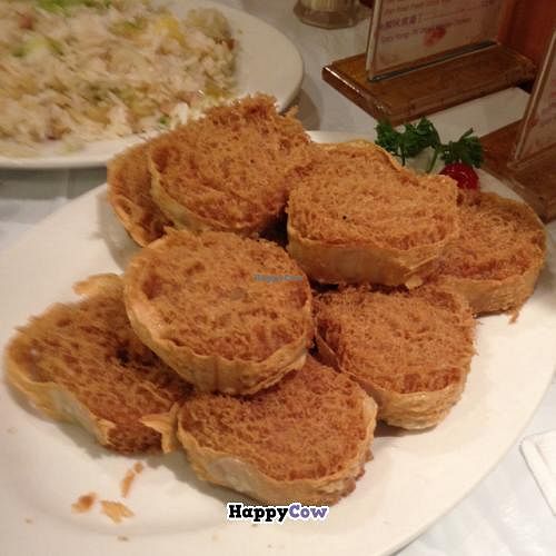 Deep Fried Taro Rolls at Po Kong Vegetarian Restaurant in Vancouver