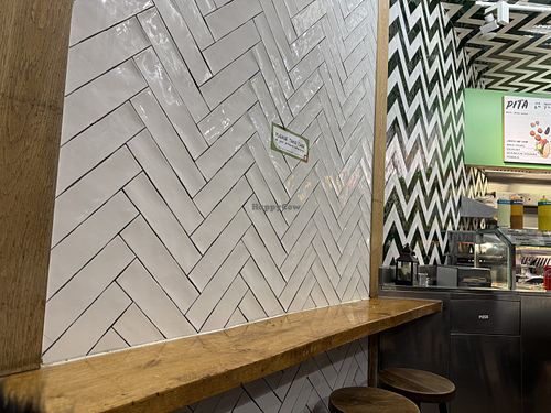 inside  at Maoz - Damrak in Amsterdam