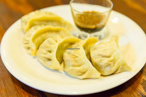 Steam Vegemomo 
  
Tibetan steam Gyoza.
 
602yen+tax
 
  at Shama Vegetarian Indian Restaurant in Osaka