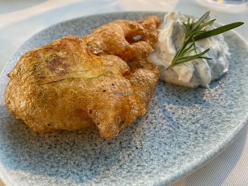 Deep fried zucchini flour (served with some sort of dairy if you’re vegetarian)    at İncir Kayaköy - Maybe closed in Mugla