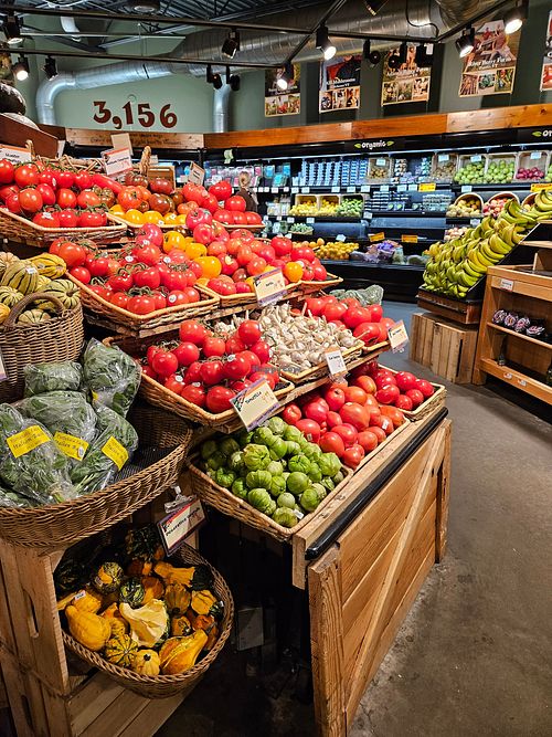 Fresh produce at City Market in Burlington