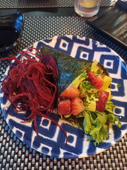 Vegan temaki at Wasaga in Seixal