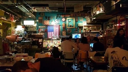 cool display  at Veggie4Love in Hong Kong Island