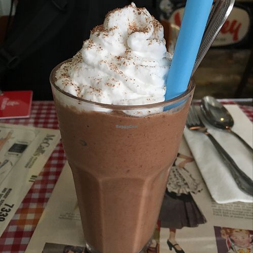 Chocolate-Banana ";Milk"; Shake at Veggie4Love in Hong Kong Island